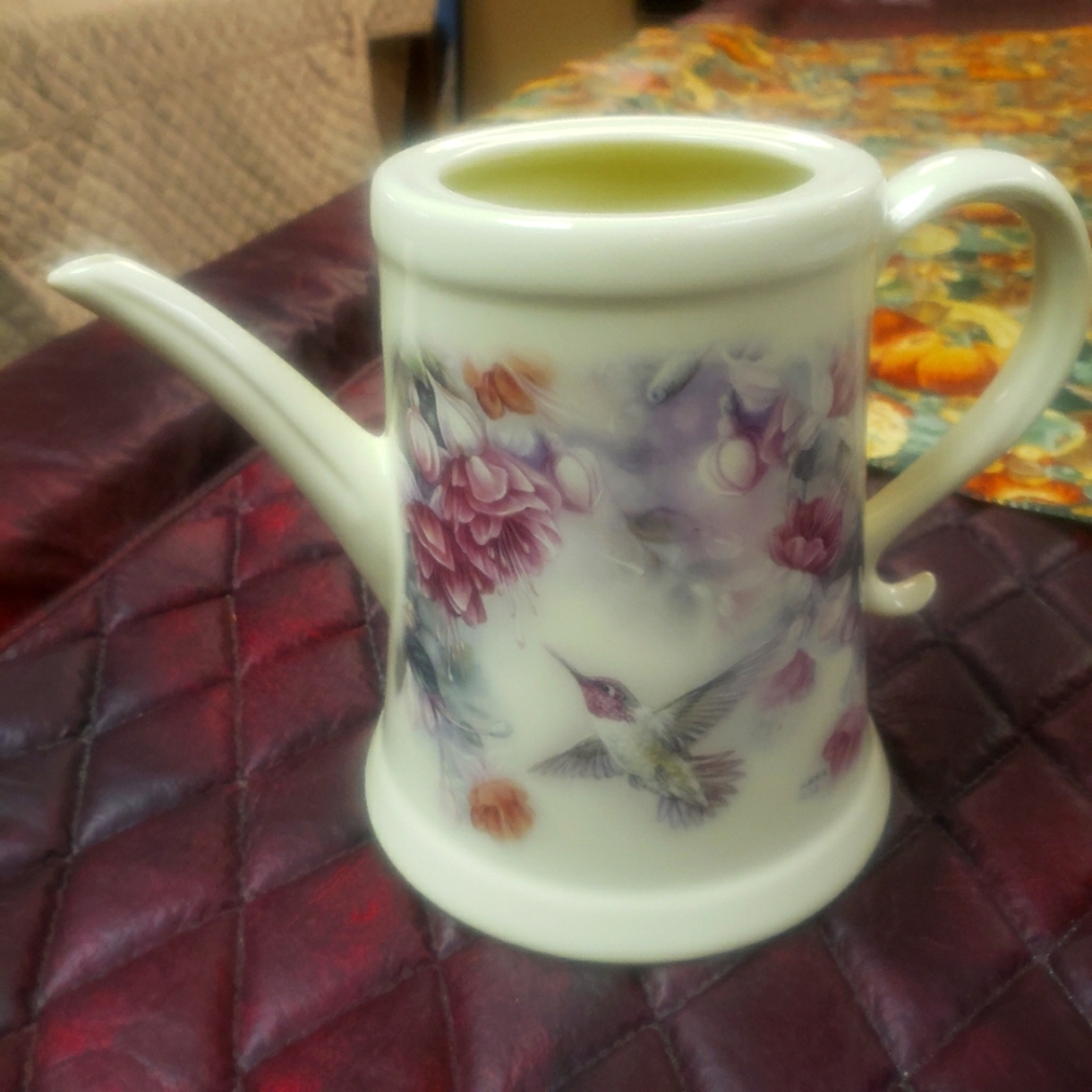 Bradford exchange tea pot